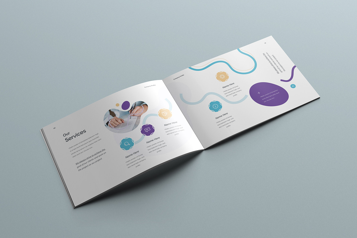 Company Profile Landscape, a Brochure Template by WOWPro (Photo 6 of 9)