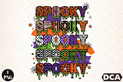 Preppy Halloween Spooky Png, an Illustration by DreamCafeArt (Thumbnail 1 of 7)