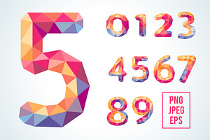 Bright Polygonal Crystal Numbers
