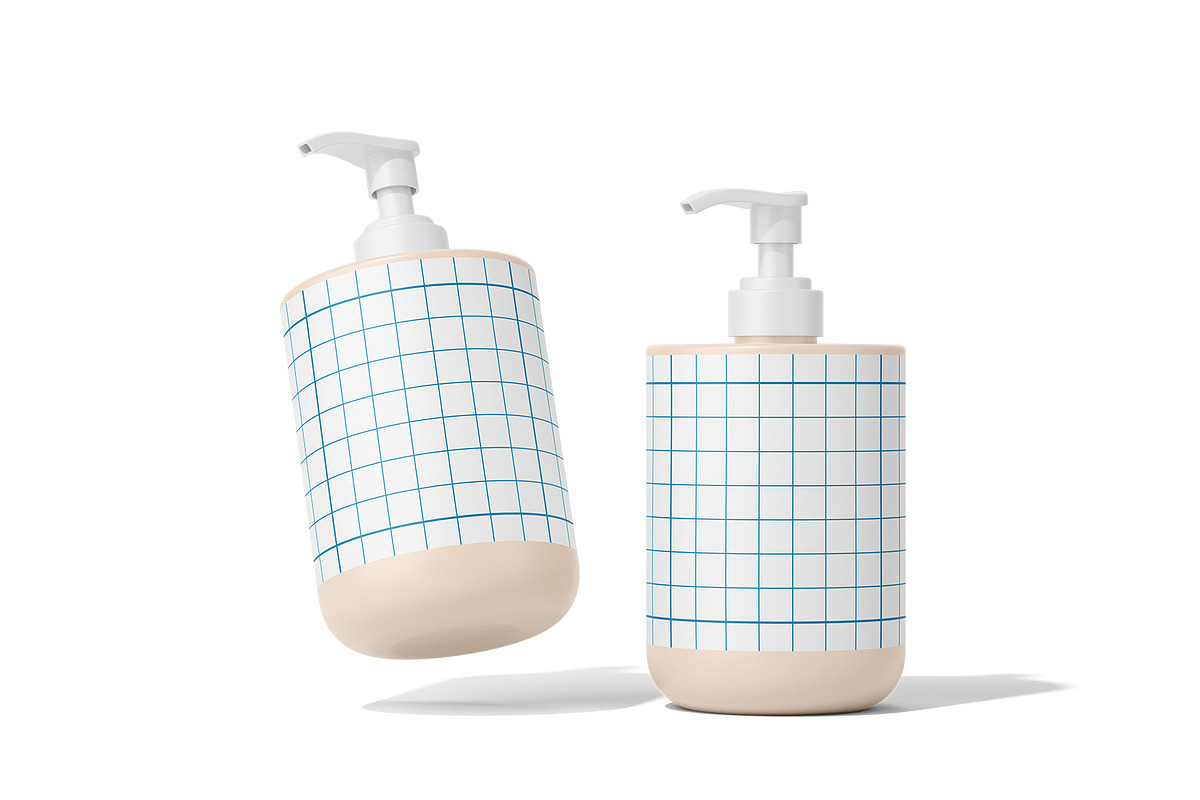 Cosmetic Pump Bottle Mockup, a Cups & Container Mockup by Akebareee (Photo 3 of 3)