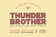 Thunderbrother - Sans-Serif Typeface, a Sans Serif Font by Roman Paslavsky (Thumbnail 1 of 7)