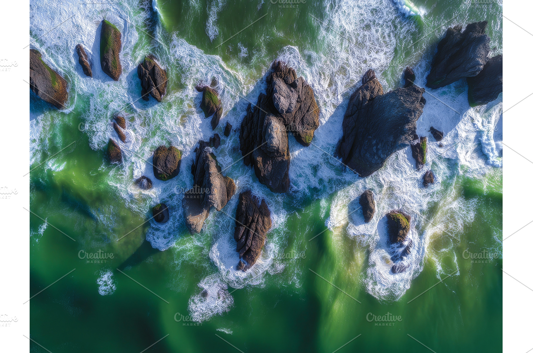 From a bird's-eye perspective, a, a Nature Photo by ZinetroN
