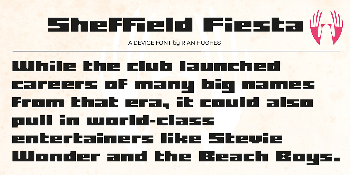 Sheffield Fiesta, a Font by Device (Photo 9 of 9)