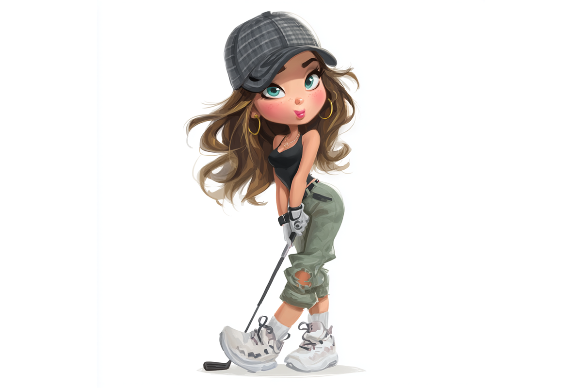 Prompt Retro Girly Baseball Clipart, a Decorative Illustration by Creative design (Photo 3 of 7)