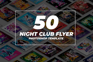 50 Night Club Party Flyer Bundle 5