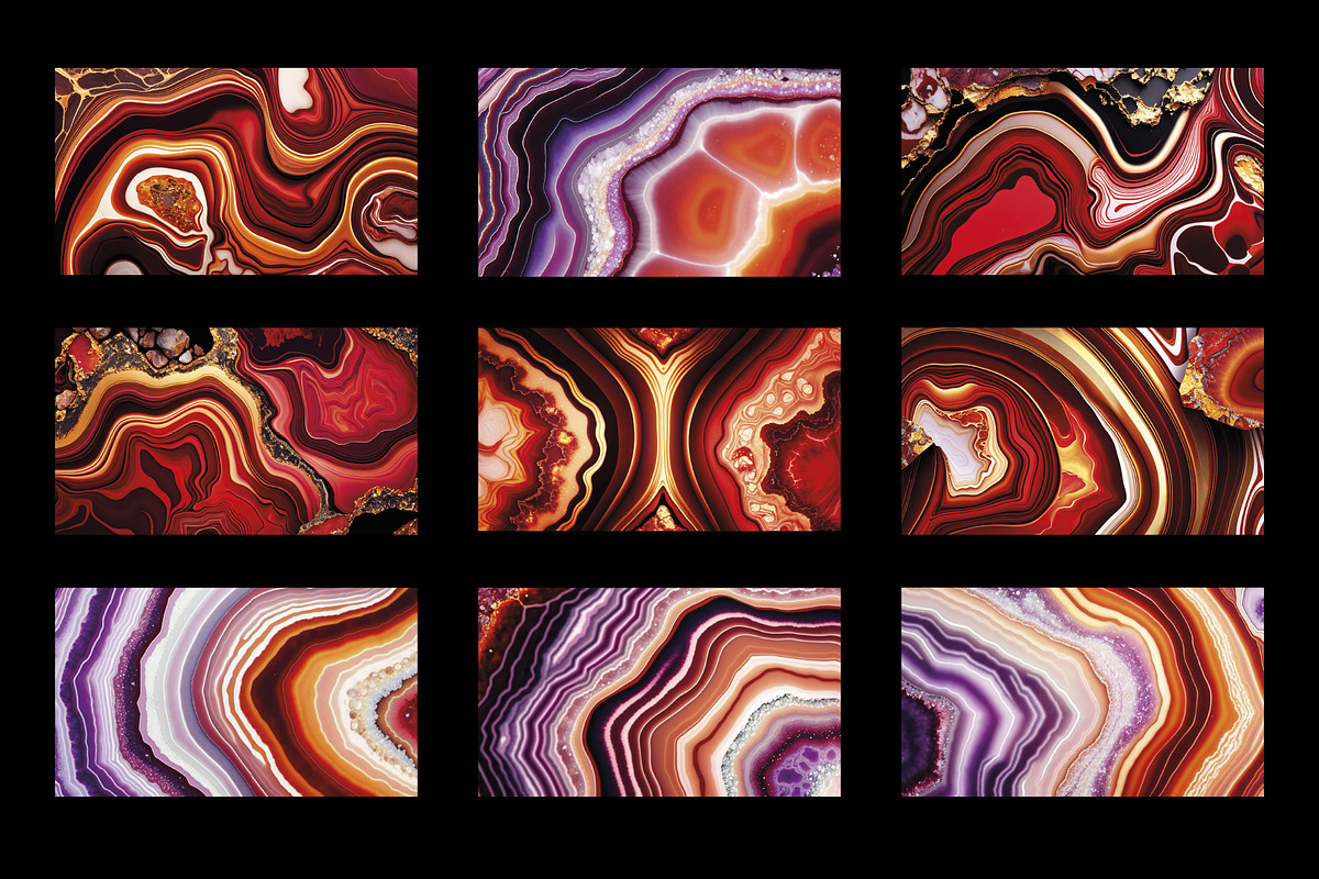 Geode Textures Backgrounds, a Background Graphic by ViktoriaARTprint (Photo 13 of 15)