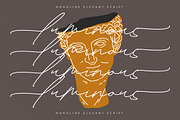 Silhouete Charming Monoline Elegant, a Script Font by stylishtype.co (Thumbnail 12 of 20)