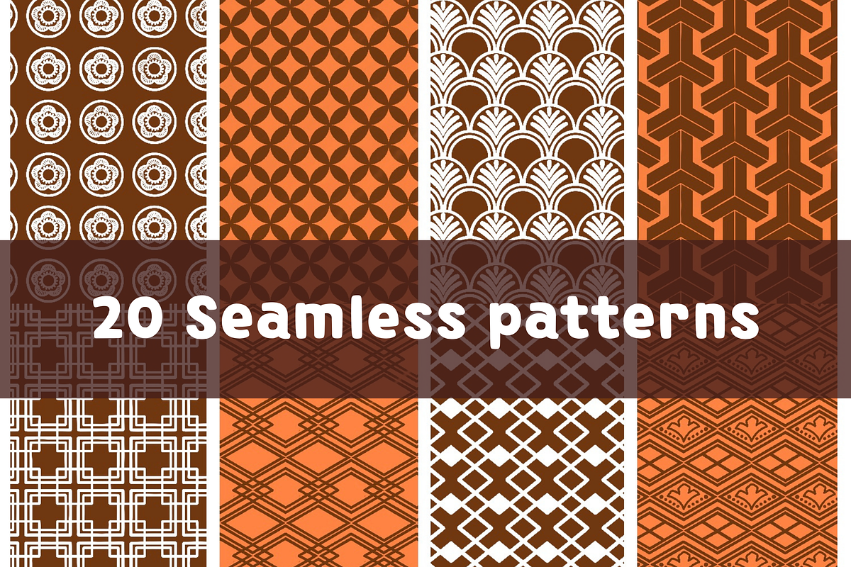 Japanese pattern procreate brushes, a Brush Add-On by ProcreateiBox