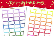 Rainbow Organizational Stickers, a Graphic by Dragonfly Girls Designs (Thumbnail 6 of 7)