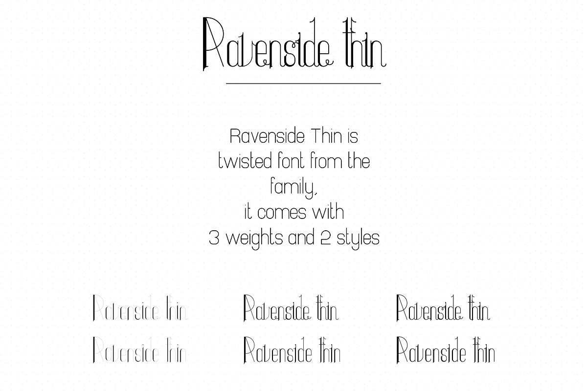 Ravenside-high end trio font | -50%, a Serif Font by VP Fonts (Photo 14 of 18)