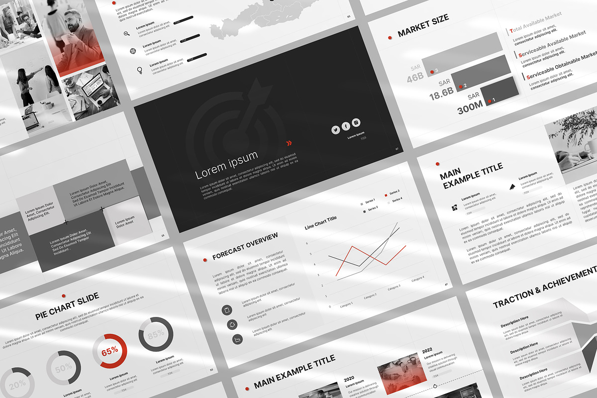 Pitch Deck Template Design, a Presentation Template by Artemis-products (Photo 2 of 7)