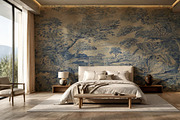 Bedroom Wallpaper Mockup PSD, a Household Mockup by elfy creative (Thumbnail 3 of 4)