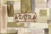 Alura watercolor abstract wall mural, a Wallpaper Graphic by Timofi Art (Thumbnail 1 of 20)
