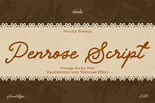 Penrose Script - Handwritten Font
