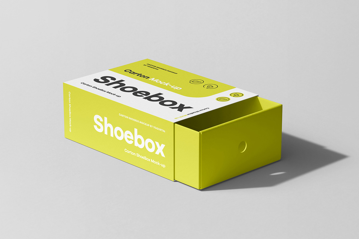 Shoe Box Mock-up, a Packaging Mockup by Yogurt86 (Photo 5 of 11)