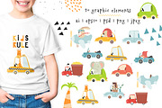 Nursery Art Kids transport, an Animal Illustration by Nursery Art (Thumbnail 3 of 10)