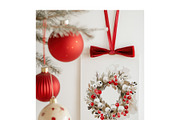 Merry & Bright Christmas Card Mockup, a Product Mockup by NikiArts (Thumbnail 8 of 17)