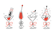 MERRY & CHIC, a Seasonal Illustration by Anastasy_helter (Thumbnail 10 of 13)