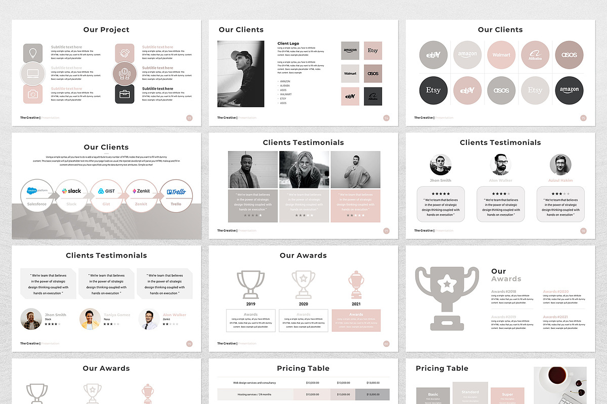 The Creative Google Slides Template, a Presentation Template by WhiteGraphic (Photo 6 of 6)