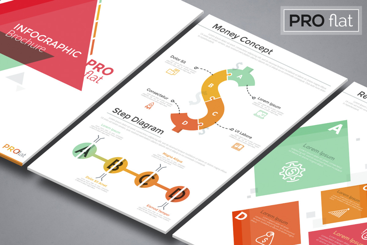 Pro Flat Infographic Brochure 10, a Presentation Template by Andrew Kras Design (Photo 1 of 7)