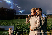 21 Lightning Photoshop Overlays preview 5