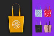 Canvas Tote Bag Mockup, a Packaging Mockup by le-genda (Thumbnail 1 of 5)