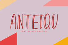 ANTEIQU Handwritten Playful Font