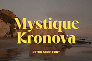 Mystique Kronova Retro Serif Font, a Serif Font by UICreative (Thumbnail 1 of 13)
