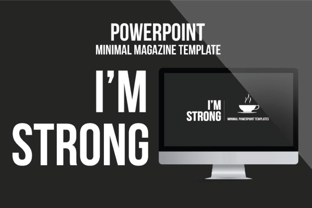 I'am Strong - Minimal Powerpoint, a Presentation Template by Graphicslide (Photo 1 of 9)