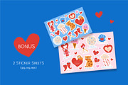 Valentine's day Collection JUST LOVE, an Illustration by SurfaceStories (Thumbnail 8 of 10)