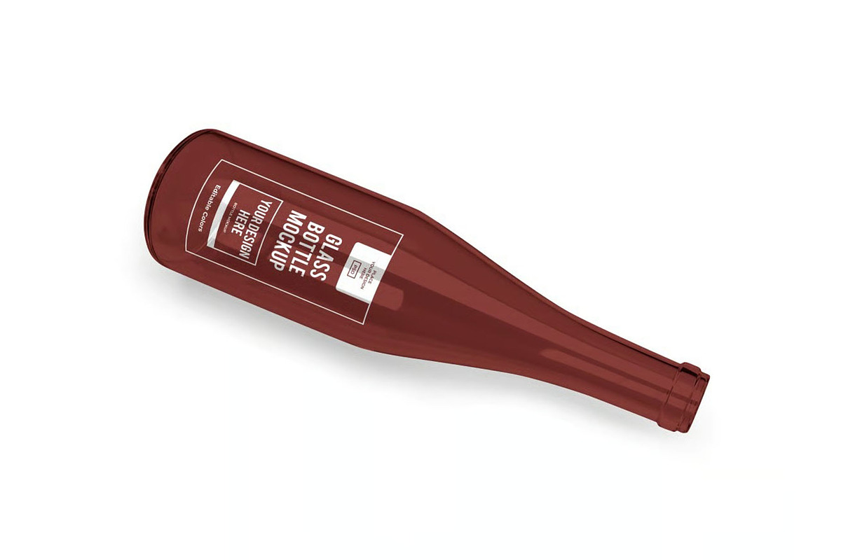 Glass Bottle Packaging Mockup, a Product Mockup by DesignRushMarket (Photo 3 of 11)