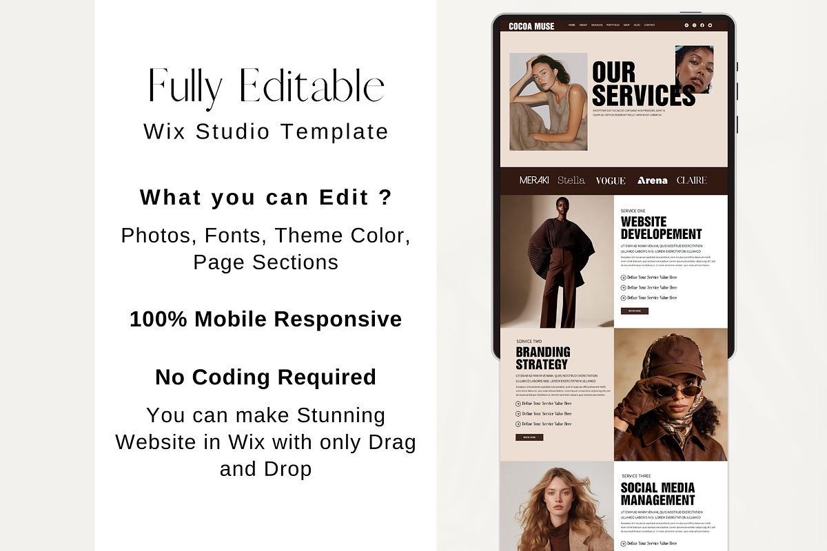Luxury Wix Studio Website Template, a Wix Template by AdvertFox (Photo 6 of 10)