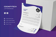 Cognifytech - Letterhead, a Print Template by Esensifiksi.studio (Thumbnail 1 of 3)