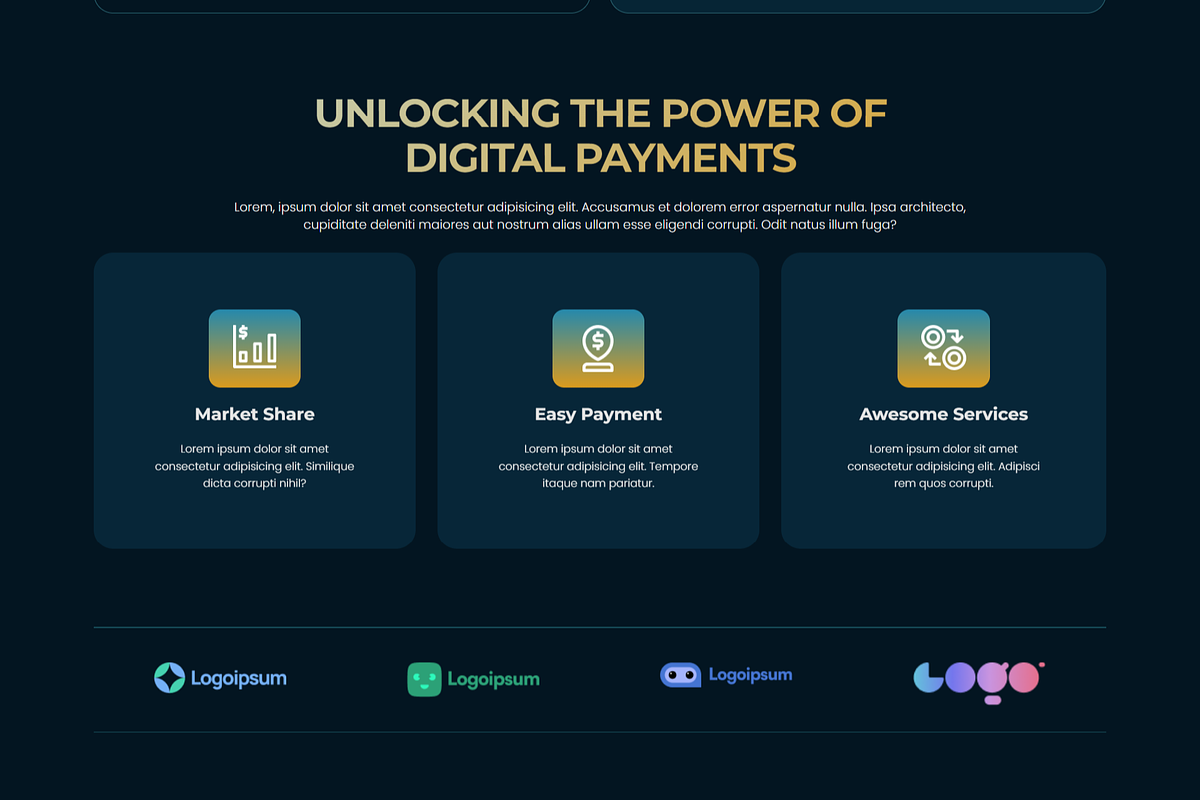 Fintech Online Payment Gateway HTML, a HTML Template by Indisains (Photo 2 of 10)