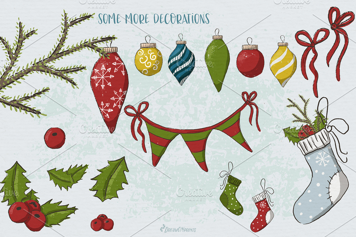 Christmas Gnomes & Friends, an Animal Illustration by DreamONprints (Photo 7 of 14)