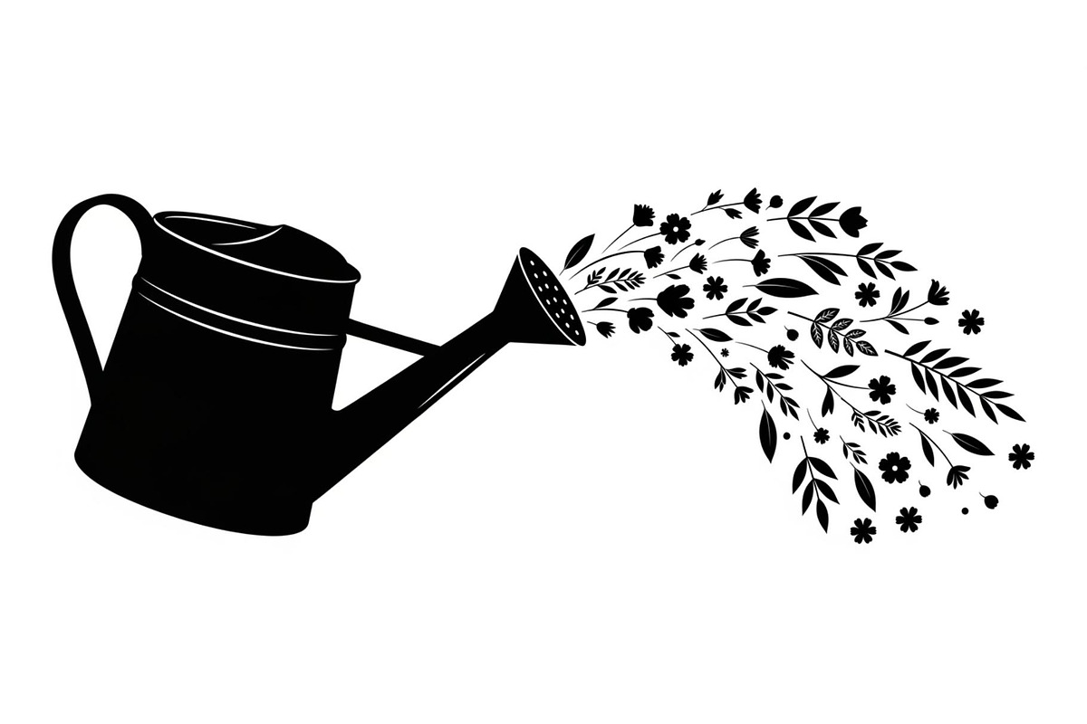 Floral Watering Can Design Bundle, an Illustration by Gaye Art (Photo 27 of 31)