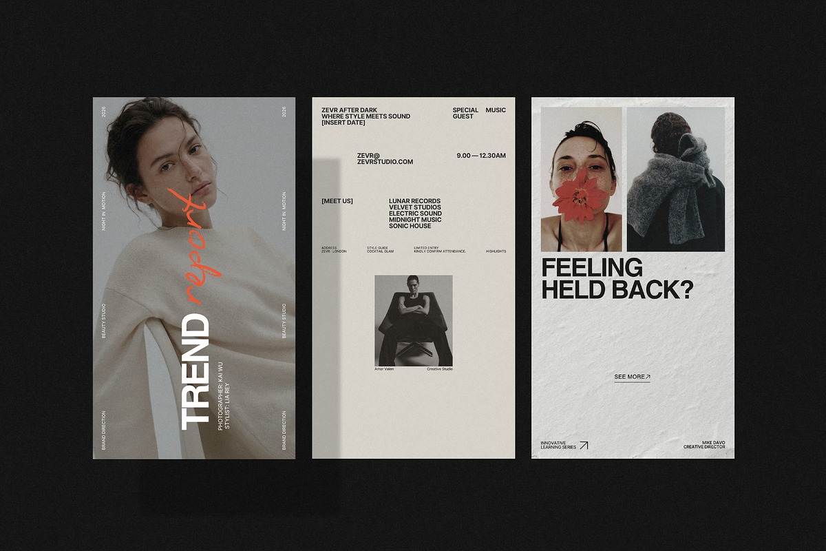 ZEVR | Instagram Post & Story (II), a Social Media Template by Crafted Pixel (Photo 9 of 10)
