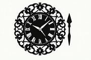 Vintage Wall Clock Victorian design, an Illustration by Amazin_art (Thumbnail 15 of 21)