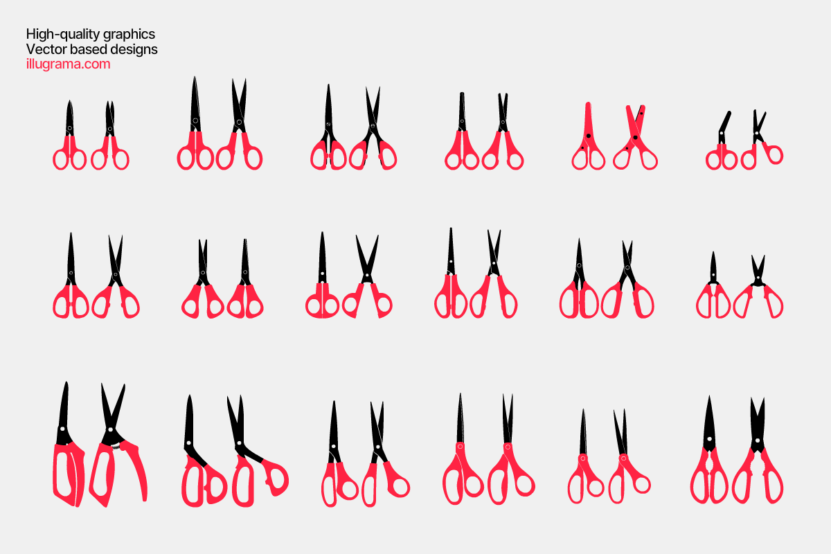 Scissors - Modern Graphics, an Object Illustration by illugrama (Photo 5 of 6)