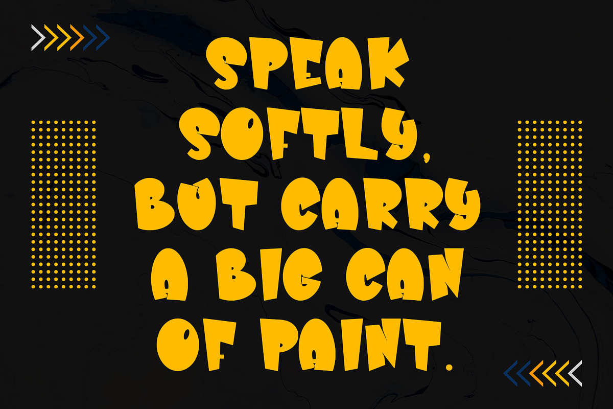 Ennaz Display Font, a Sans Serif Font by Maulana Creative (Photo 2 of 7)