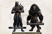The Lapis Bestiary Fantasy Cliparts, a Decorative Illustration by ThatsDesignArt (Thumbnail 11 of 17)