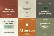 Fernville: Bold Sans Serif, a Sans Serif Font by SHOOM HOUSE (Thumbnail 6 of 12)