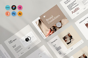 Brand Guidelines, a Brochure Template by creathrivestudio