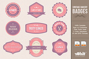 Vintage Bakery Badges, an Object Graphic by WellMadePixel (Thumbnail 1 of 5)