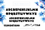 Blue Bubblegum: 4 in 1, a Sans Serif Font by Daria Volyanskaya (Thumbnail 7 of 7)