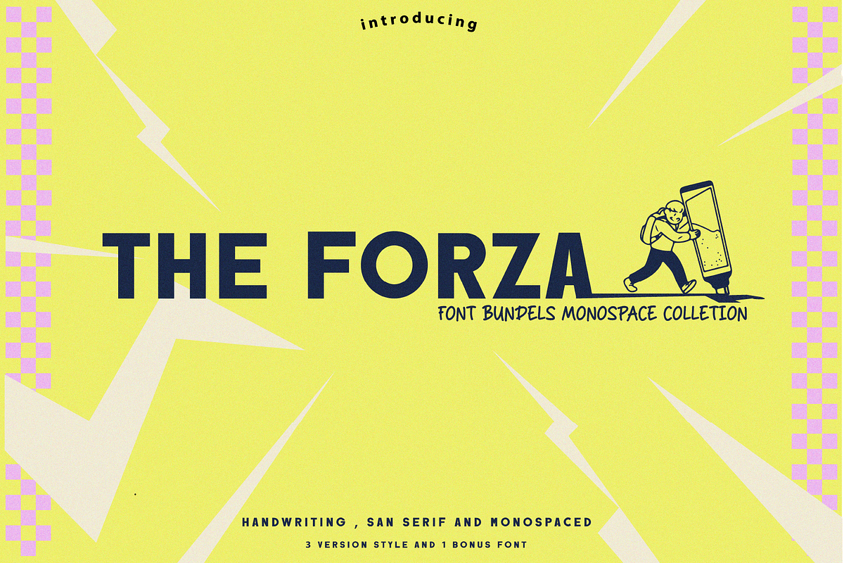 Bundle Colletion Space Theme, a Handwritten Font by Forzatype (Photo 1 of 12)