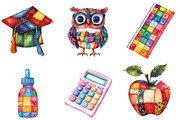 Patchwork Back to School PNG, an Illustration by SinaCreation (Thumbnail 3 of 5)