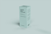 Paper Box Mockup - 8 views, a Packaging Mockup by Illusiongraphic (Thumbnail 2 of 21)