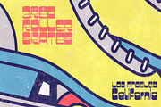 Aquatronik | Retro futuristic, a Handwritten Font by The Flying Type (Thumbnail 6 of 12)