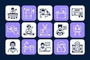School Education Icons Set, a Solid Icon by Vectors Market (Thumbnail 6 of 8)